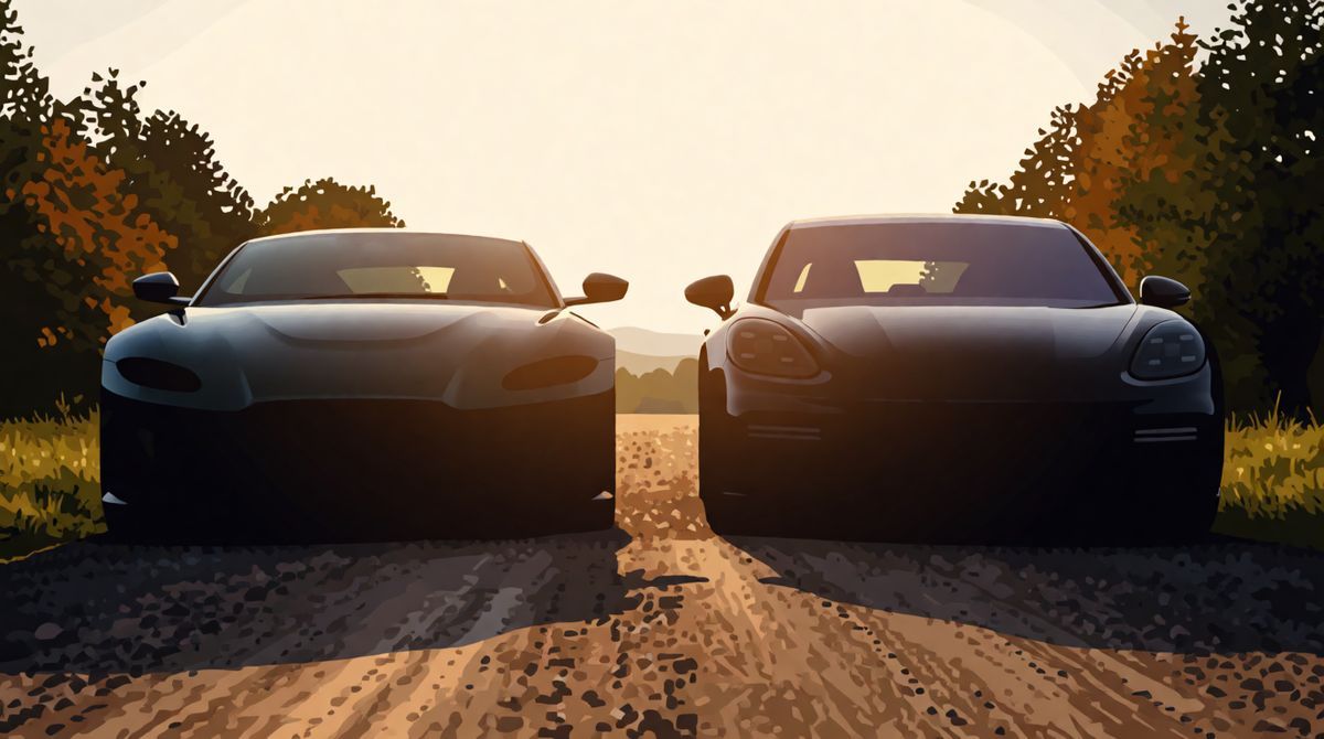 2024 Aston Martin Vantage vs Porsche Panamera: Qual Grand Tourer Realmente Entrega para Condutores Diários?