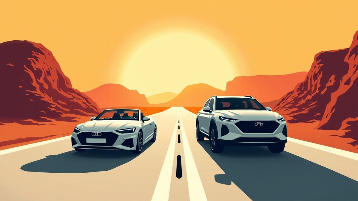 Open-Air Luxury vs. Three-Row Efficiency: Does the Audi A5 Convertible Belong in the Same Garage as a Hyundai Palisade Hybrid?