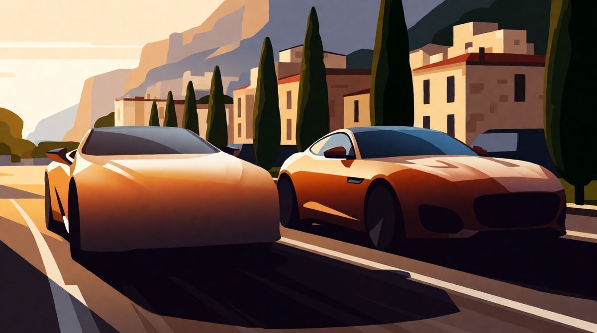 The Ultimate 'Last V8' Garage Duo? Lexus LC Convertible + Jaguar F-Type Coupe