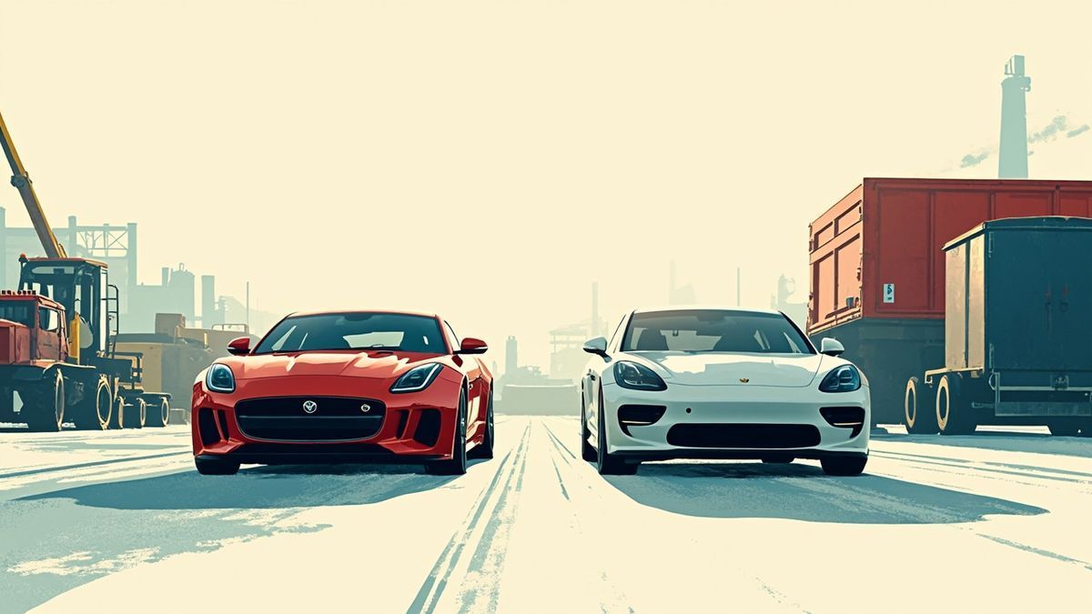 Sports Car or Luxury Limo? Pairing the Jaguar F-Type V8 with the Porsche Panamera Turbo S E-Hybrid