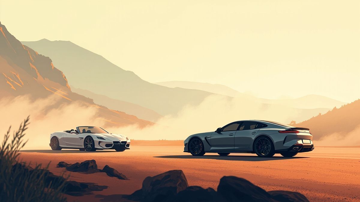 The Ultimate Two-Car Garage? Lexus LC Convertible + Porsche Panamera