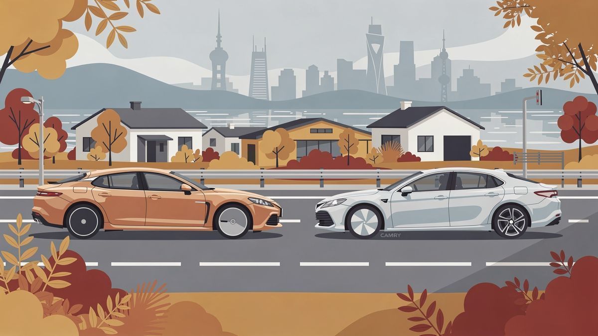 Luxury Rocket vs. Efficiency King: Why the Panamera + Camry Combo Makes Zero Sense