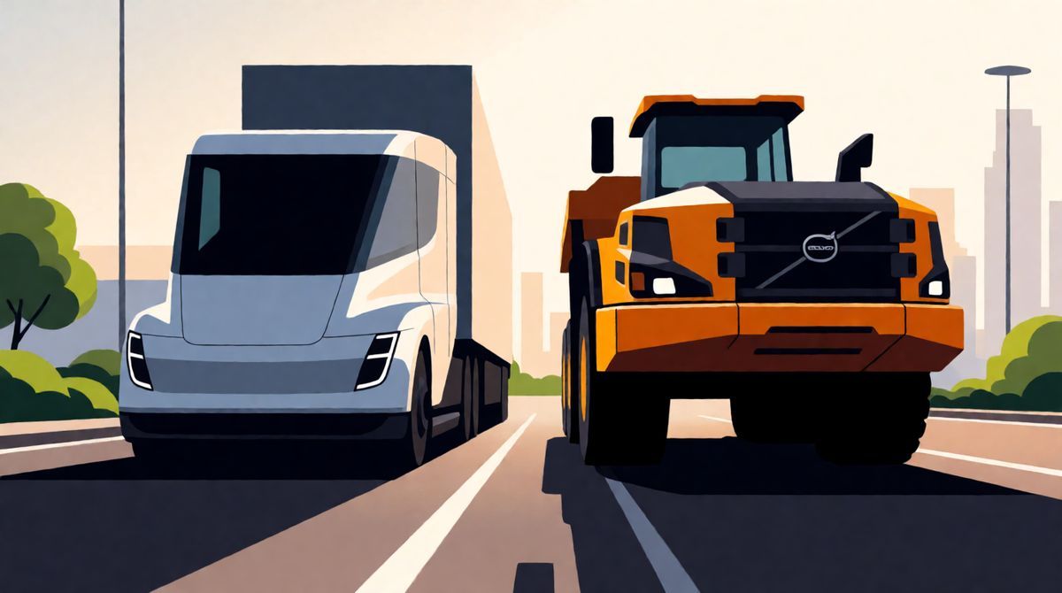 Tesla Semi-truck-2025 2026 vs Volvo A40 Diesel: Qual a Melhor Opção para Operadores de Frota